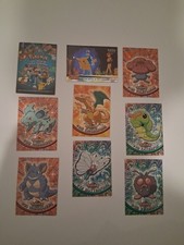 Vintage 1999 Topps Pokemon Card Lot 9pc - Holofoil Rainbow Foil Charizard #06 picture