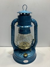 VINTAGE Dietz Blue Lantern NO.8 Air Pilot Outdoor Camping Storm Kerosine picture