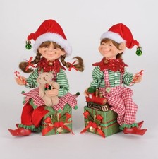 Karen Didion Originals Christmas Presents Elf Set CC09-28 picture