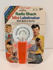 Radio Shack vintage mini label maker (# 68-1020) Dymo Products - 1970s  picture