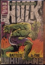 Marvel King-Size Special #1 (1968) Hulk vs Inhumans - Stan Lee, Severin picture