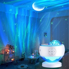 LED Aurora Galaxy Projector Sensory Light Sound Machine Bluetooth Speaker picture