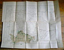 1877 Hayden Colorado Drainage Map ~ Fold-Out War Dept H.Ex.Doc 66 ~ Variant picture