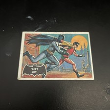Topps 1966 Batman Non-Sport Trading Card #28 Let’s Go Batman Robin Vintage picture
