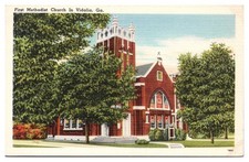 VTG First Methodist Church, Vidalia, Georgia Postcard picture