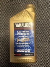 Yamaha Yamalube Full Synthetic Oil HP 10/40 picture