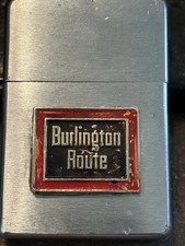 Zippo Lighter Burlington Route Railroad picture