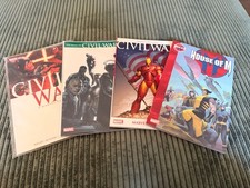 Marvel Comics Civil War & House of M Trade Paperback Lot Mark Millar Iron Man picture