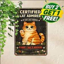 Humorous Animal Sarcastic Sign Novelty Gag Gift Iron Metal Tin Plaque 8x12 picture