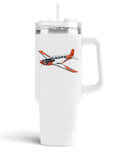 Beechcraft T-34C Turbo Mentor Stainless Steel Quencher Tumbler 40oz. picture