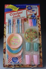 1981 CRACKER JACK POP CORN CONFECTION ADVERTISING BIRTHDAY PARTY SET SEALED picture
