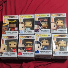 Funko Pop The Office 8pc Vinyl Mixed Lot GameStop Exclusive damaged picture
