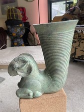 Vintage ALVA Museum Replicas Achaemenid Ram’s Head Rhyton Vessel ©1980 picture