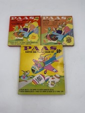 Vintage Paas Easter Egg Color Kit Dying Color Tablets Box Sealed New Lot of 3 picture