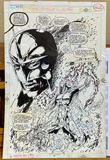 The New Warriors Annual #2 page 22 Splash Original Art 1992 picture