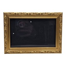 Vintage Ornate Gold Wood 5x7 Photo Frame Baroque Victorian Tabletop Wall Decor picture
