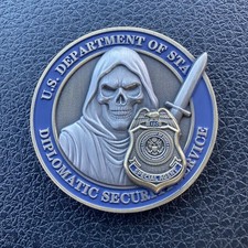 DOS DSS Diplomatic Security Service State Dept Mobile Deployment Challenge Coin picture