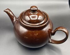 Antique English Ceramic Brown Betty Teapot picture