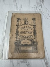 Antique April 1885 Harpers New Monthly Magazine picture