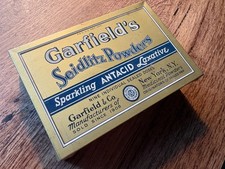Vintage Garfield's Seidlitz Powders Laxative Antacid Medicine Tin New York, NY picture