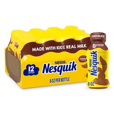 Nesquik Chocolate Lowfat Milk Ready to Drink 12 Pack of 8 Fl Oz (Pack 12) picture