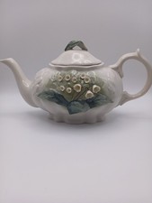 Vintage Katherine's Collection Lilly Of The Valley 9 PC Ceramic Teapot Tea Set picture
