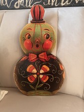 Johanna Parker Sawmill Shop Collab Dummy Board of OOAK Green Candy Corn Pumpkin picture
