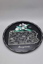 60’s vintage retro state souvenir tin plate Pennsylvania - Dut's Deals picture