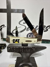 Case XX Woot Custom Caterpillar CAT Natural Bone Trapper picture