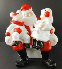VTG Department 56 Silhouette Santa TOYS FOR TOTS Porcelain Christmas Figurine picture