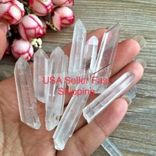 50g Tibet Nice Lot Natural Clear Quartz Crystal Points Wand Specimen US Seller picture