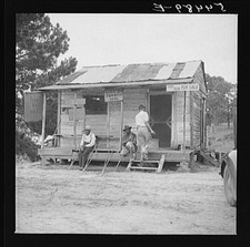 Photo:Natchitoches Louisiana 1930s Rural Store Porch Men For Sale Sign picture