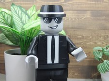 Roblox Forsaken Chance Brick Figure 8 inches tall 3D Printed Lego Inspired picture