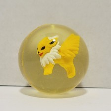 Vintage Pokemon Jolteon Power Bouncer Bouncy Ball Toy Hasbro TOMY  picture