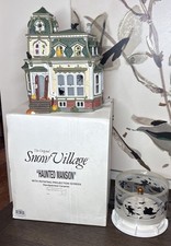 VTG Dept 56 Snow Village Haunted Mansion 54935 Works Halloween **READ** 👻 picture