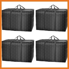 MC-Hotfire 4 Pack Large Heavy Duty Moving Bags, 37 Gal Storage Bags Strong picture