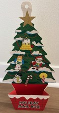 Vtg. 1968 Dan Dee Imports Christmas Holiday Mailbox Collapsible Ephemera Japan picture