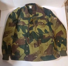 Vintage 1957 Belgian Congo Military Brushstroke Moon Balls Paratrooper Smock picture