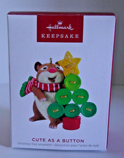 HALLMARK Keepsake Ornament - CUTE AS A BUTTON - 2023 - 1st In Series - BRAND NEW picture