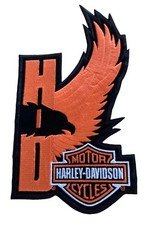 2007 Harley Davidson Large Sew On Eagle Patch picture