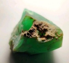 AAA+ GEM QUALITY GREEN MARLBOROUGH CHRYSOPRASE ROUGH From AUSTRALIA. (20 gram) picture