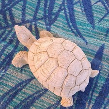vintage Norleans Carved Turtle Figurine. picture