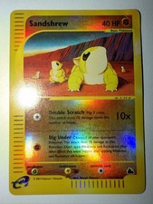 Pokemon Skyridge Sandshrew 92/144 Reverse Holo TCG E-Reader picture