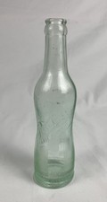PEPSI COLA Vintage Bottle Aqua Glass Pinch Peanut 6 1/2 oz Akron, Ohio 1920's picture