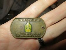 Vintage 122d Signal Battalion CSM William R. Connor Challenge Coin picture