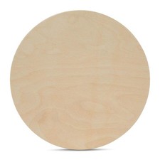 Woodpeckers Wood Circles 18 inch 1/2 inch Thick, Pack of 5 Unfinished Birch for picture