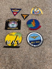 US Navy NAS Patch Lot 7 Naval Air Station Denver Coco Solo Grosse Ile picture