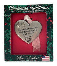 GLORIA DUCHIN ~2021 BABY'S FIRST CHRISTMAS~ COLLECTIBLE CHRISTMAS ORNAMENT picture