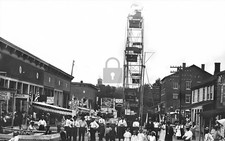 Street View Carnival Fair Ferris Wheel Laurel Indiana IN - Reprint picture