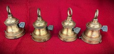 Antique Set of 4 Hubbell Lamp Socket with Customized Hubbell shade holders 2.25